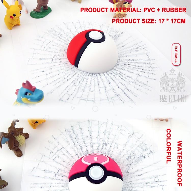 Adesivo de janela engraçado Pokeball 3D