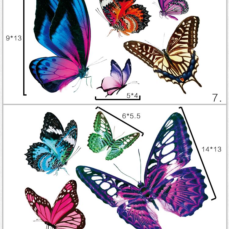 vinyl butterfly decals
