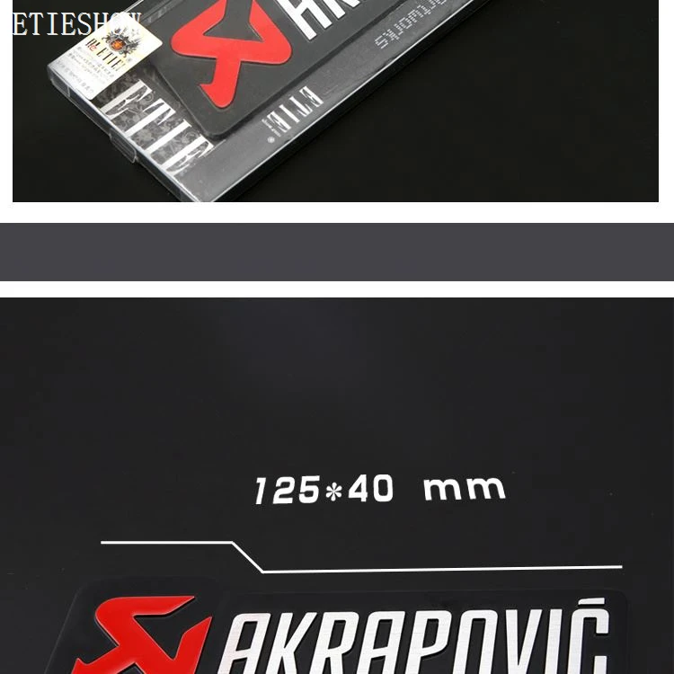 akrapovic badge sticker