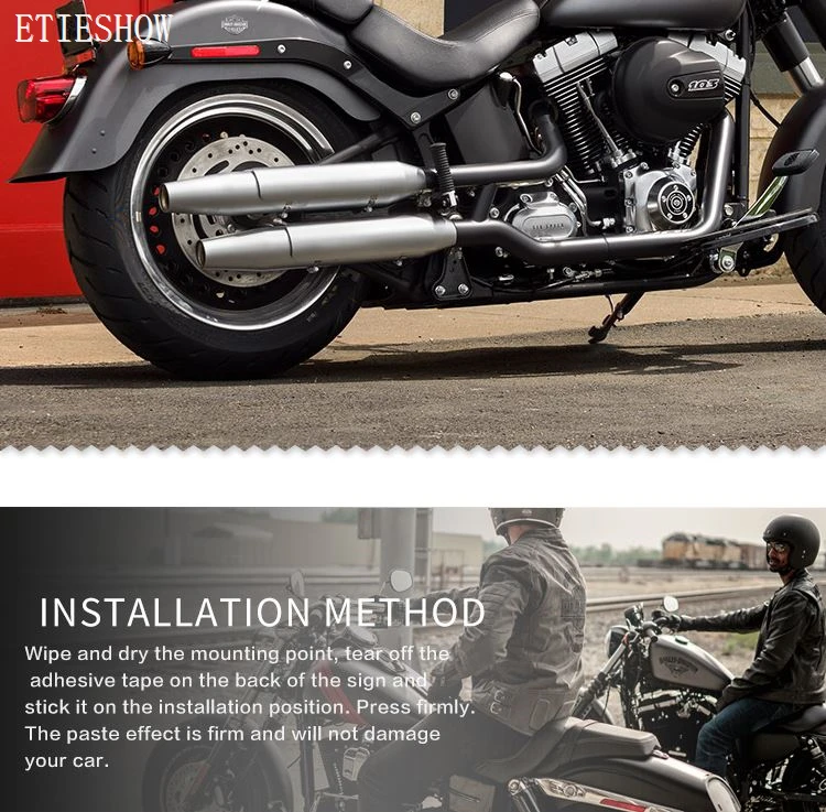 motorcyle badge sticker
