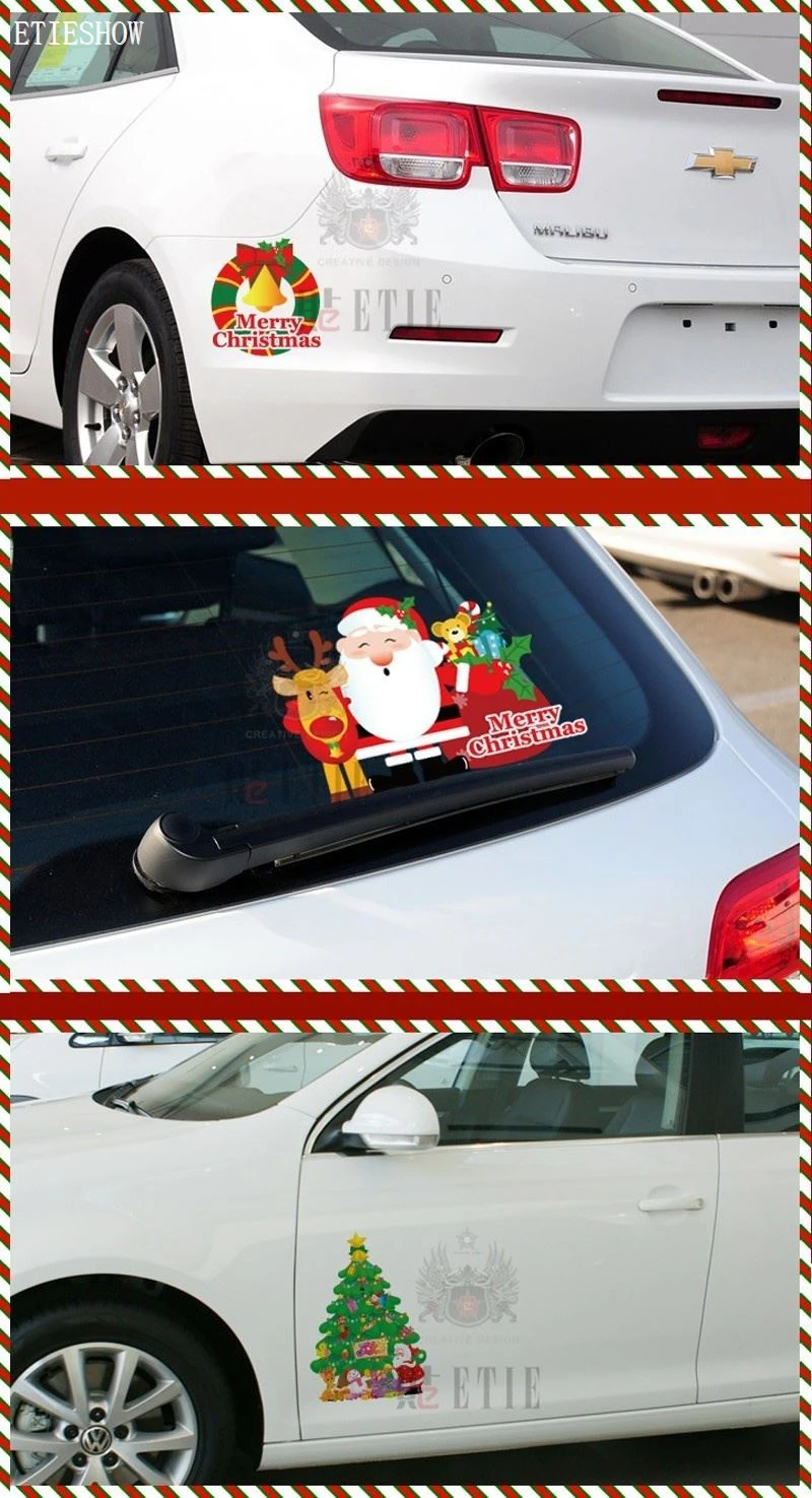 Christmas car decals for decoration Christmas car decals for decoration