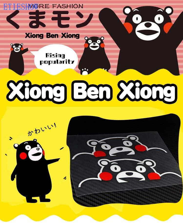 Kumamoto Bear decals car stickers