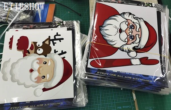 Christmas car decal Christmas car decal