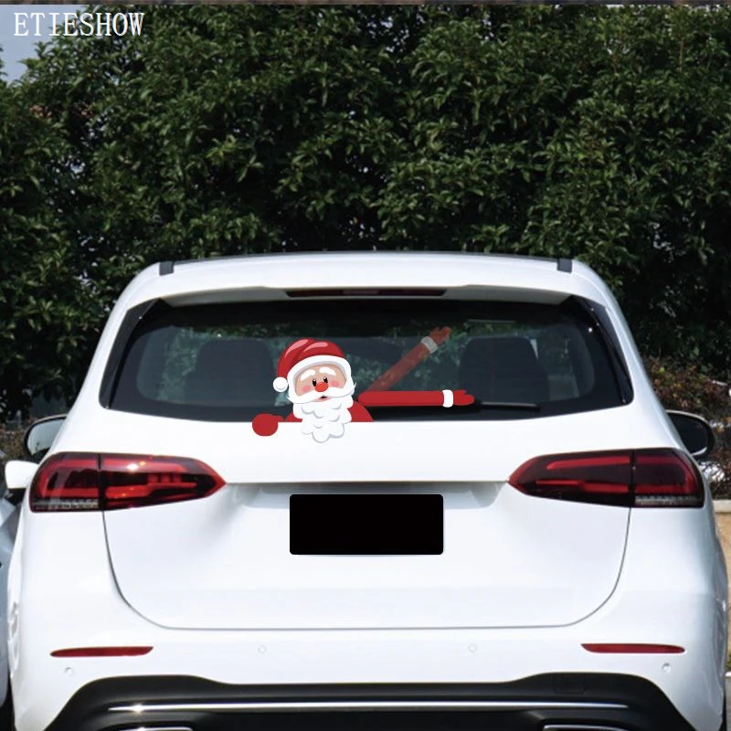 Christmas car rear window wiper sticker Christmas car rear window wiper sticker
