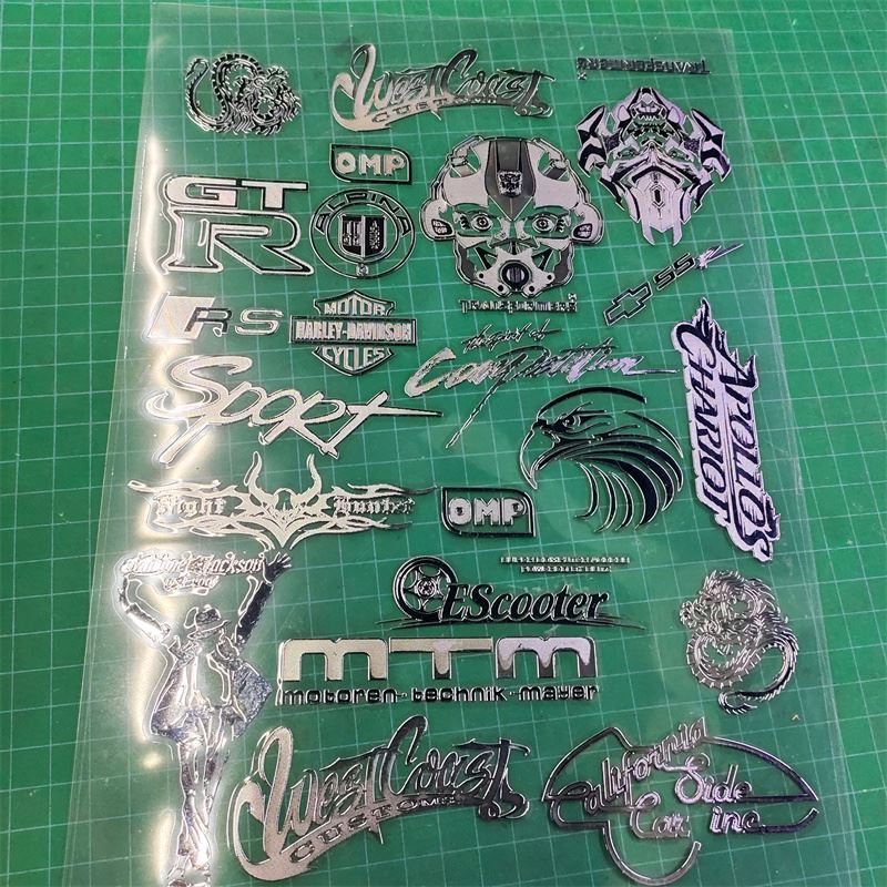 electroform metal sticker for guitar