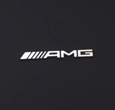 Etiqueta inoxidável do volante do carro de AMG