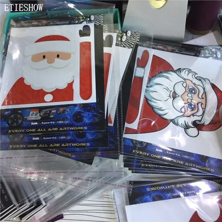 Decalques de Natal para carros