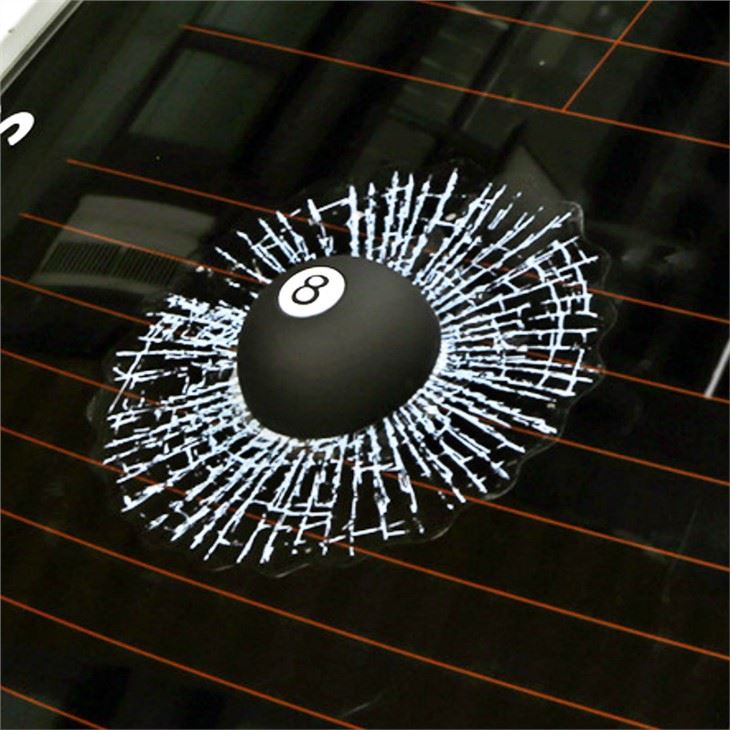 Adesivo de carro engraçado em 3D