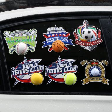 Adesivo de carro de bola 3D