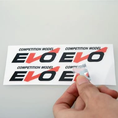 Etiqueta da roda de carro