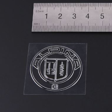 Emblema do carro de níquel para Alpina