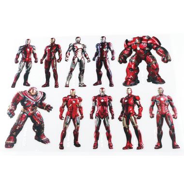 Etiqueta do homem de ferro