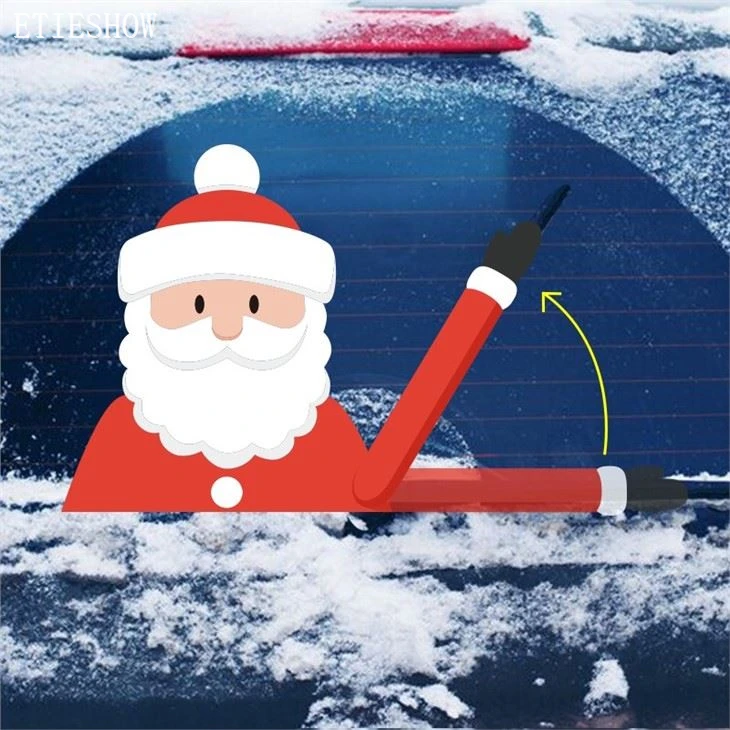Snowman Wiper Sticker