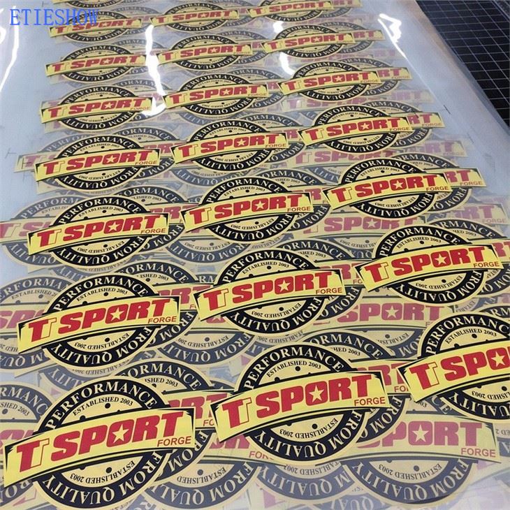 Transparent Die Cut Vinyl Sticker