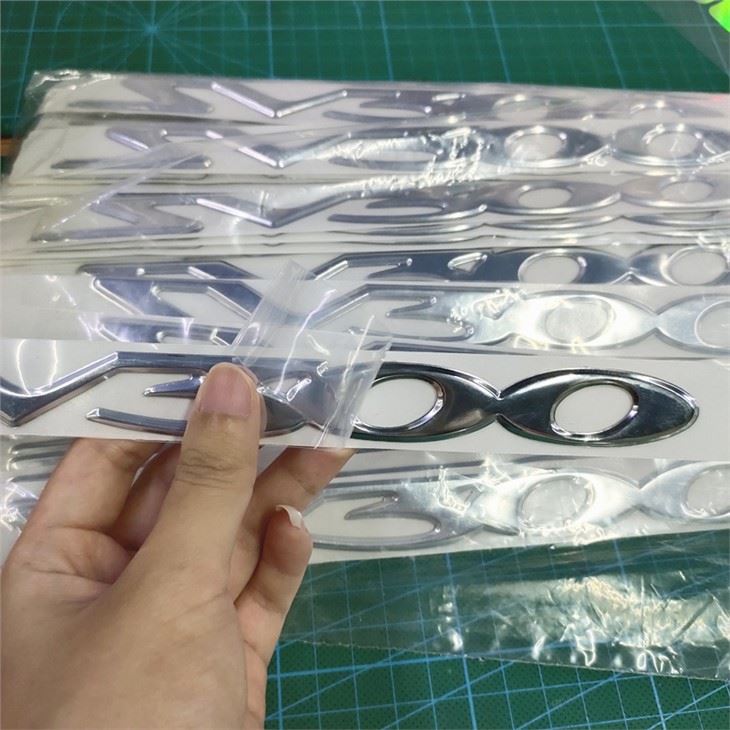 Adesivo 3D Chrome