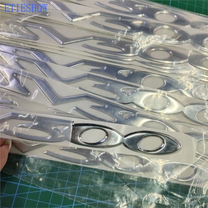 3D Chrome Sticker