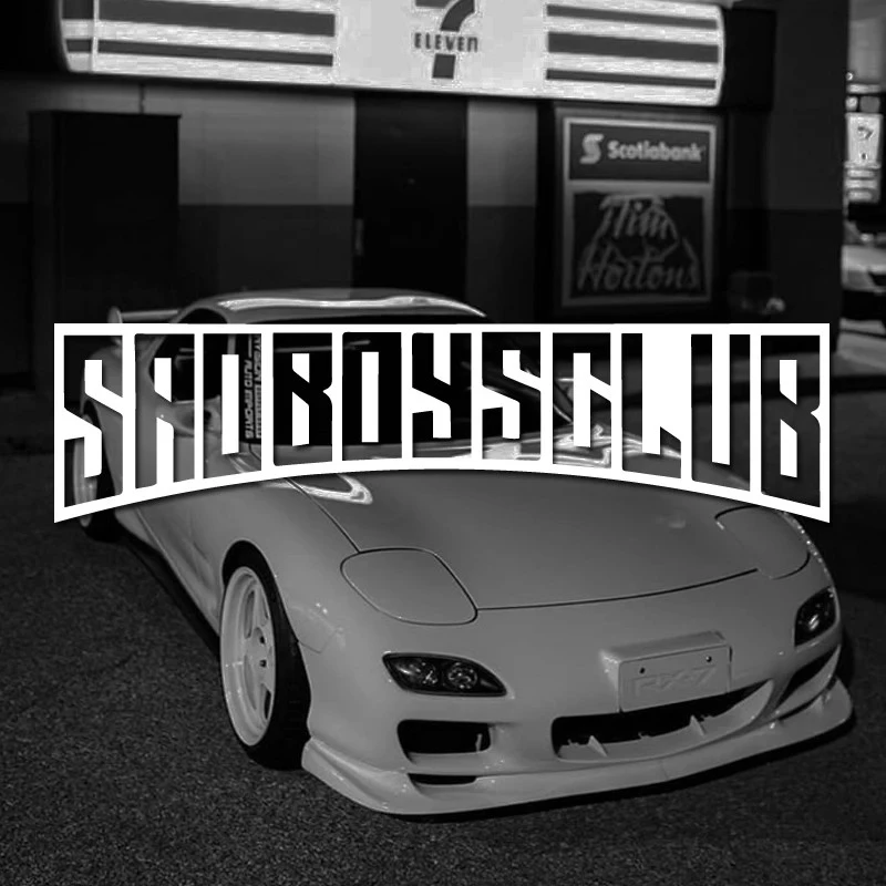 Decalque de estilo JDM "Sad Boys Club"