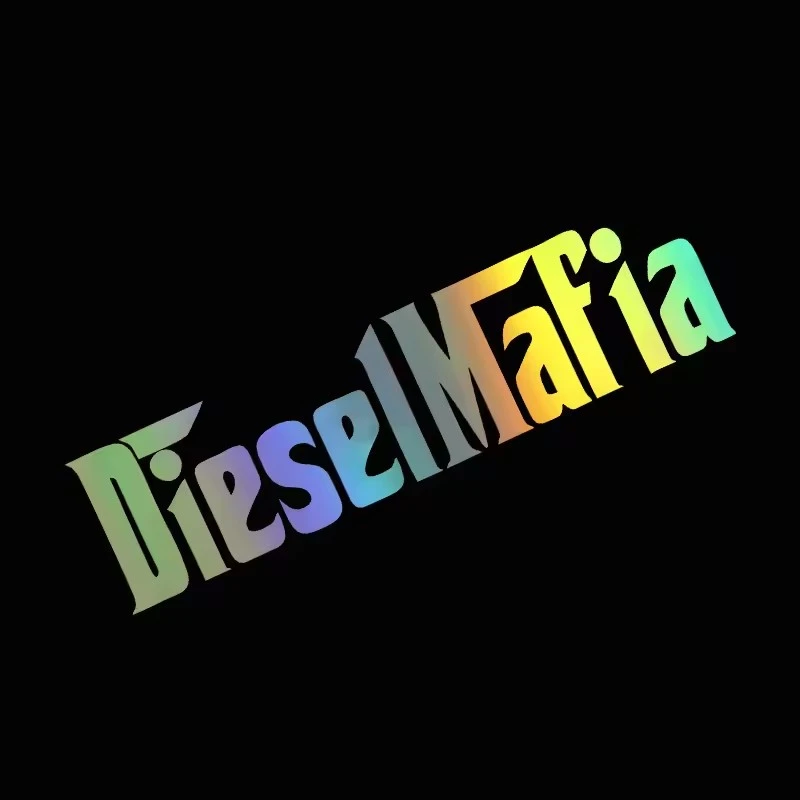 Decalque Diesel Mafia Sologan para carro diesel