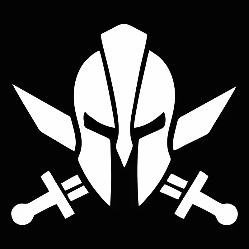 Spartan Helmet Car Sticker
