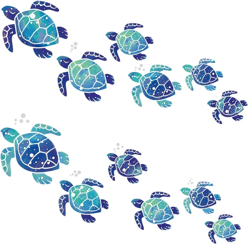 Sea Turtle Vinyl Stickers For Walls