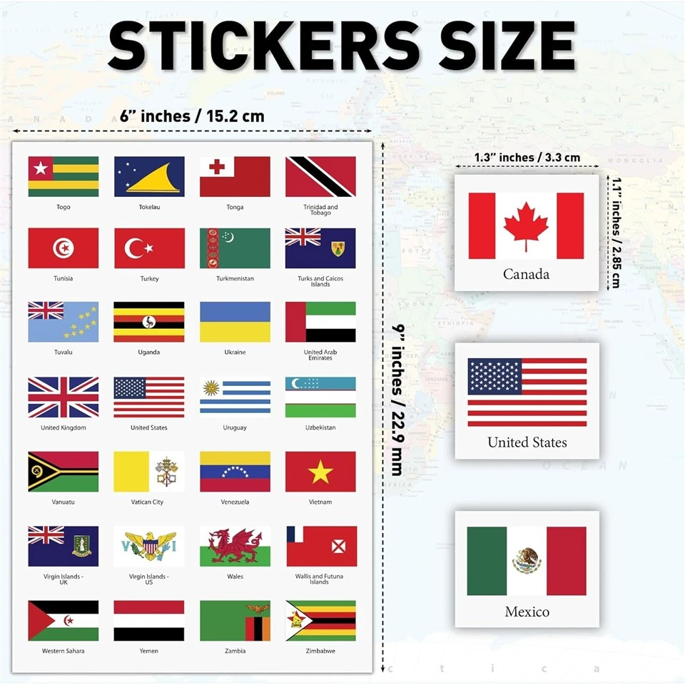 Students National Flag Decal