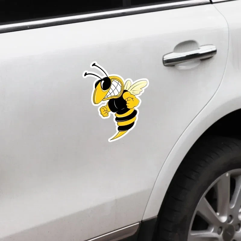 13cm A Ferocious Bee Stickers On Car price