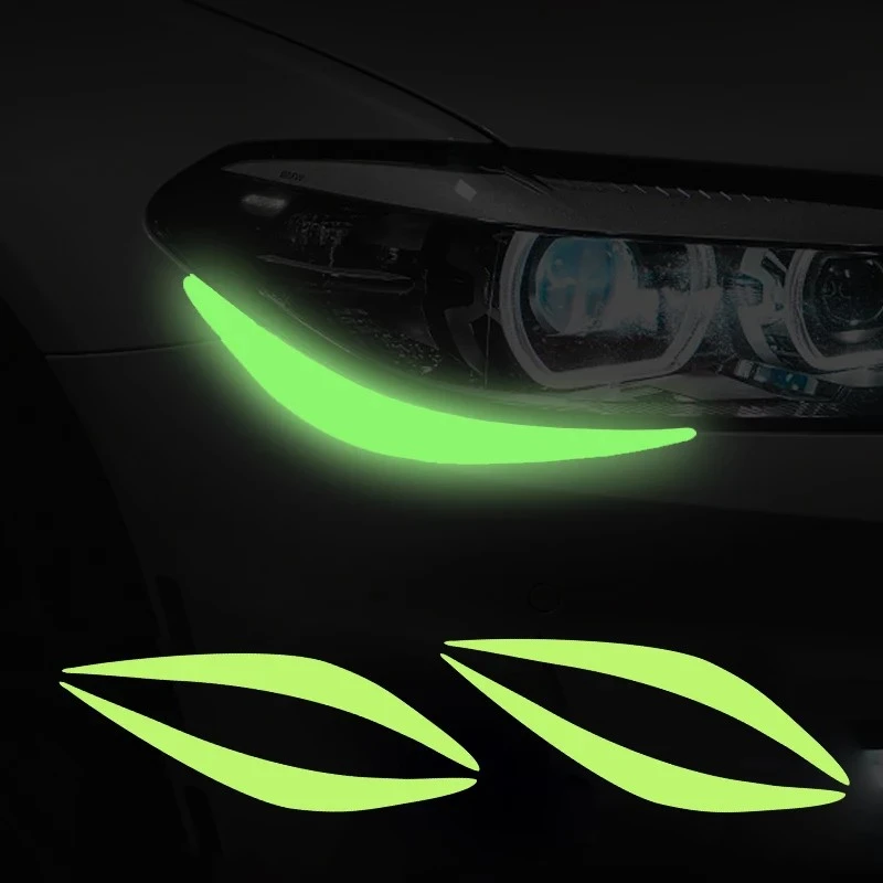 1Pair Car Glow Adreters
