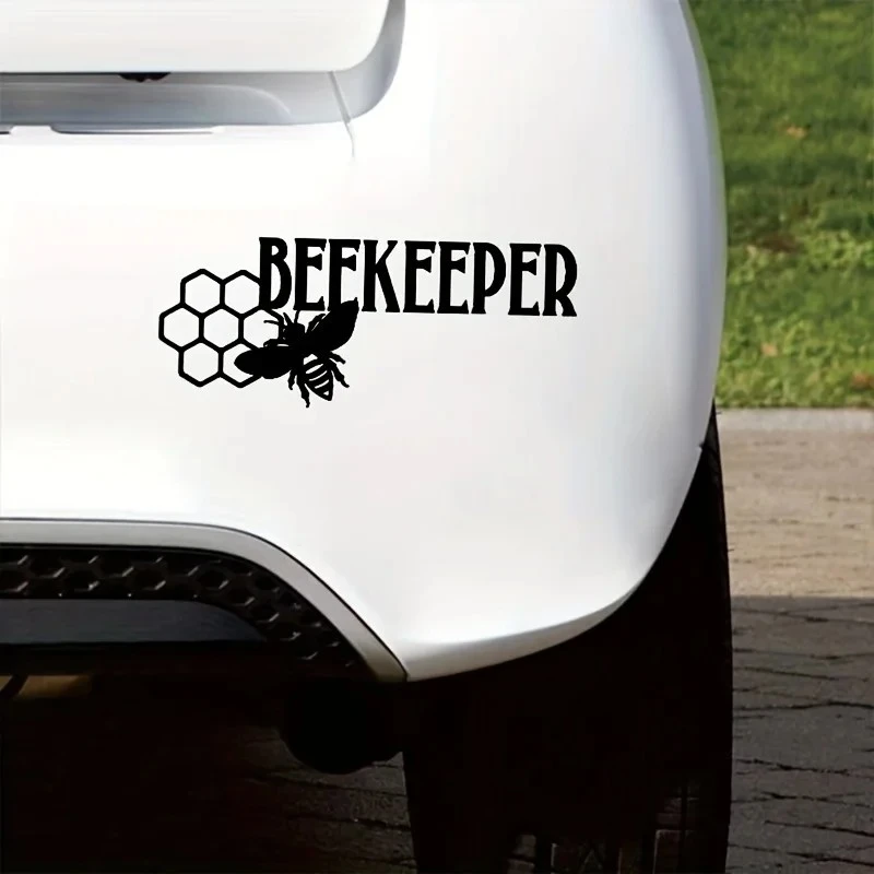 1pc de apicultor de desenho animado adesivos de carro esportivo