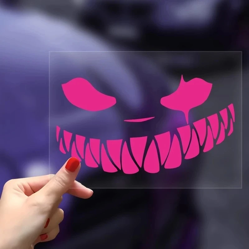 1pc Demon Smiley Motorcycle Adtenhor