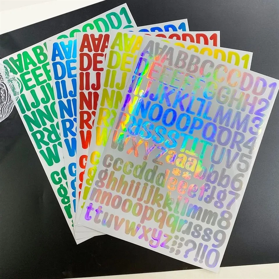 2pcs 1 polegada 26 adesivos do planejador de alfabetismo