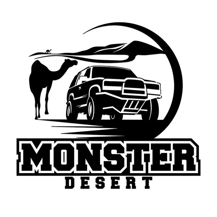 Car Decal Sticker Desert Cross Style