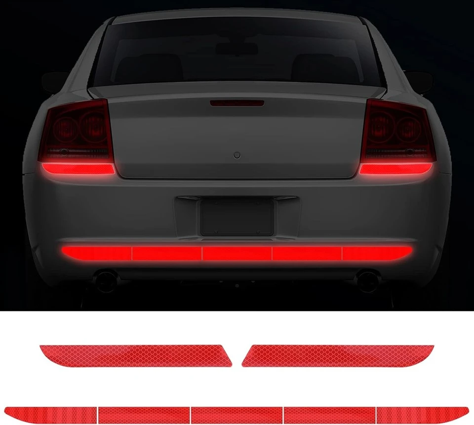 Adesivo refletivo de carro para a noite