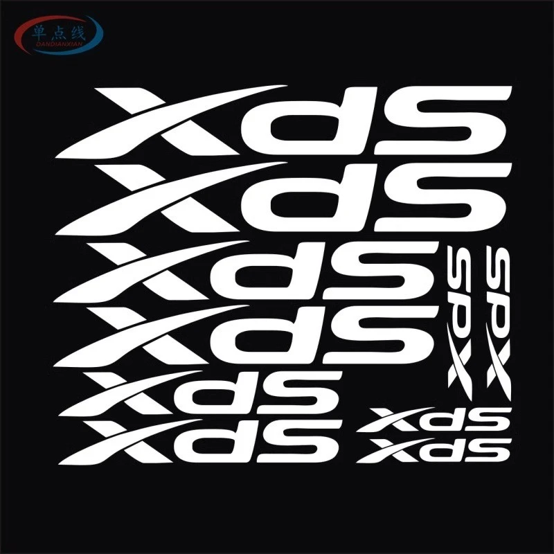 Adesivo decalque de bicicleta XDS