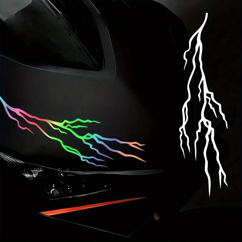 Adesivo de scooter de raios de efeito 3D DIY