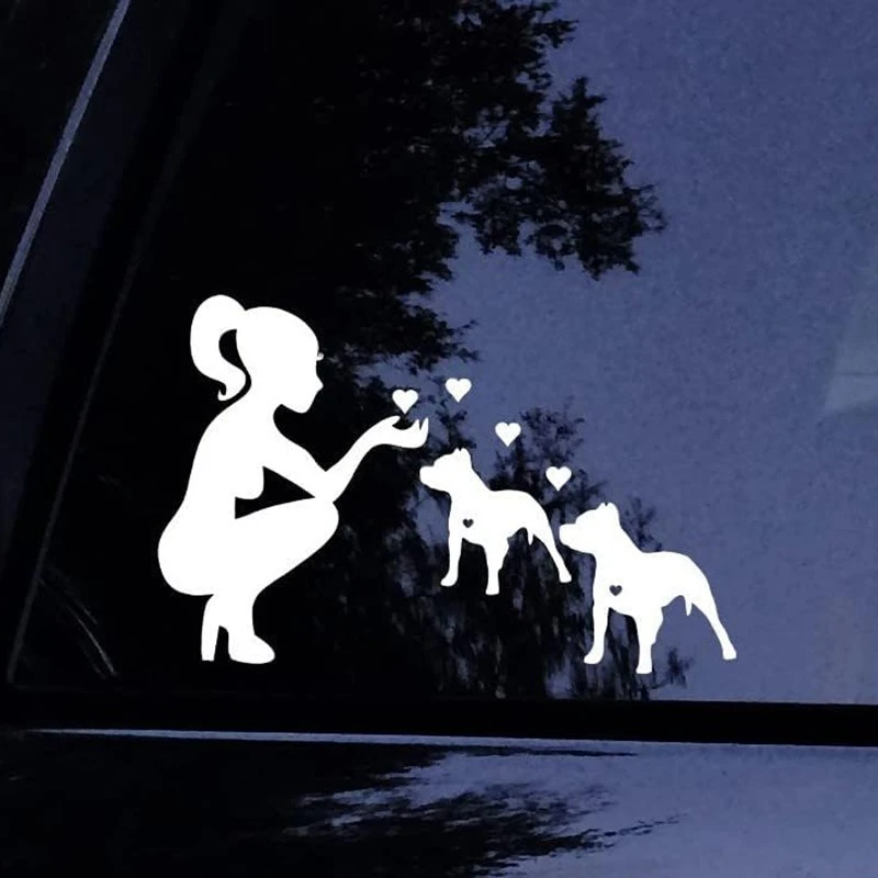 Beauty Love Dog Pet Sticker
