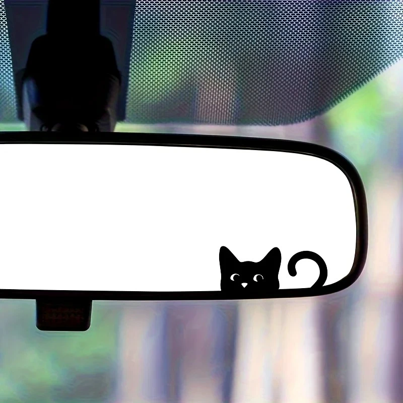 4pcs Car Mirror Retrovisor espreitando em gato