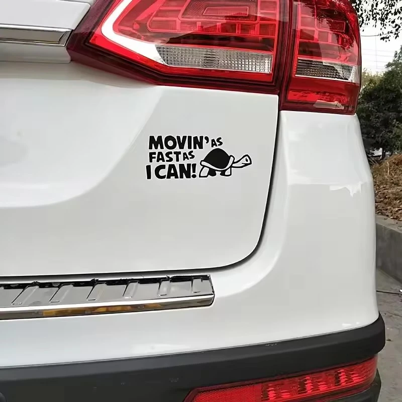 Texto de adesivo para carro, movimentação rápida como posso