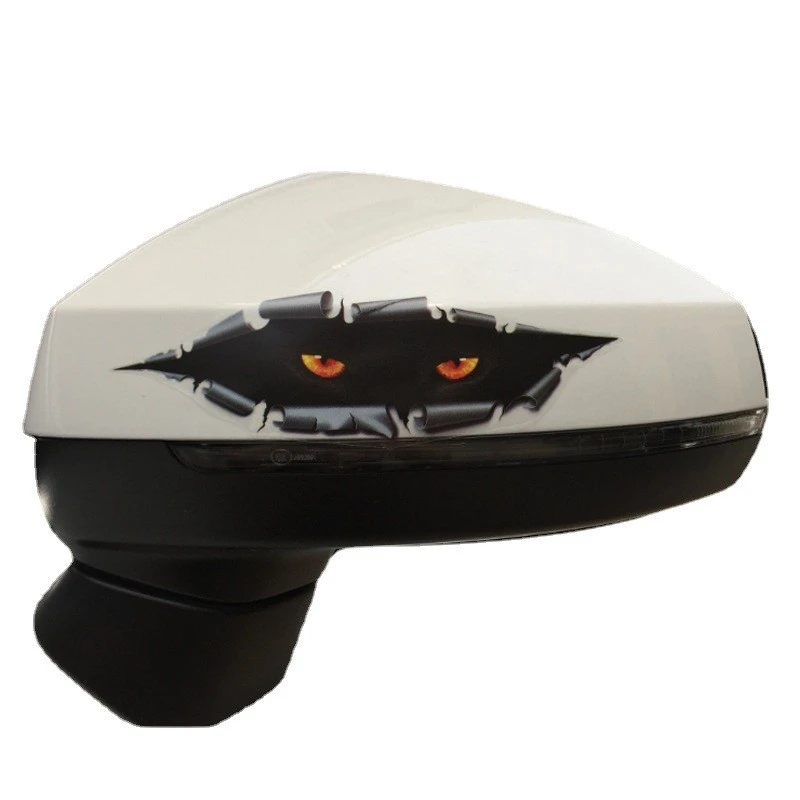 Adesivo personalizado para espelho retrovisor de carro