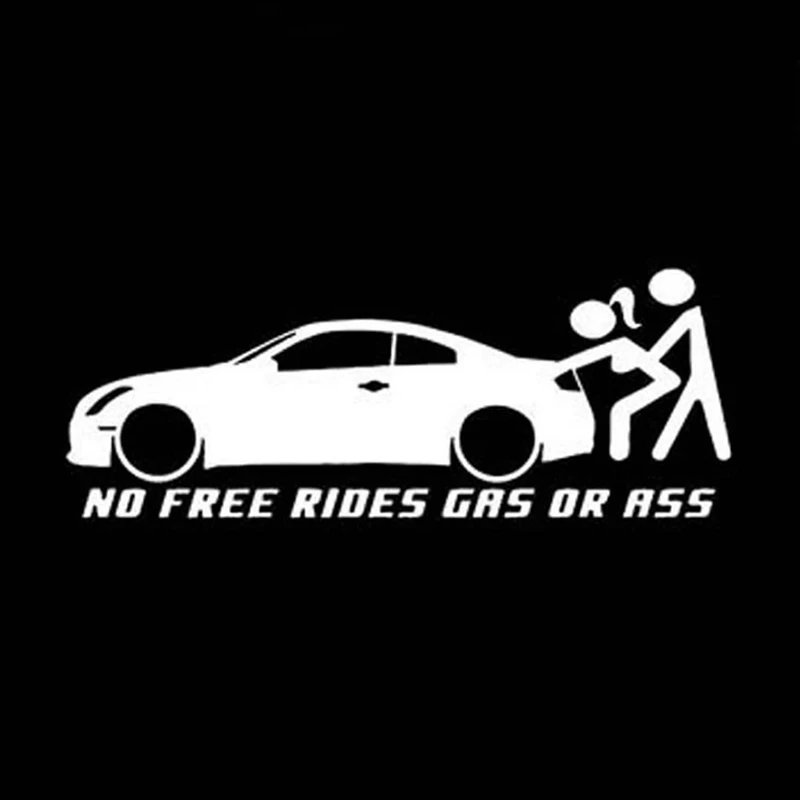 Decalque para janela de carro Ass ou Gas Jdm