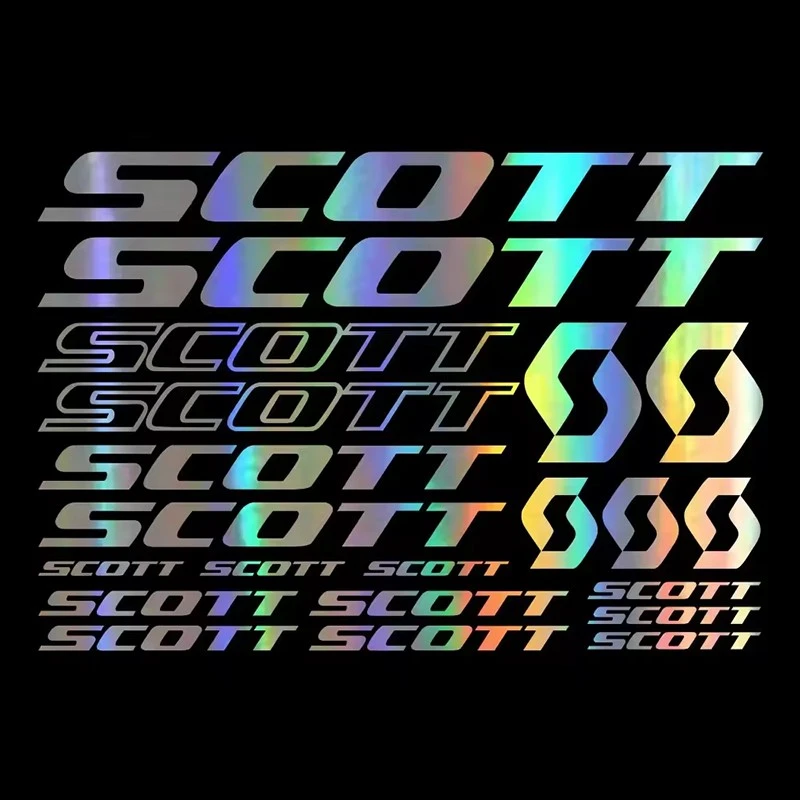 Folha de adesivos para quadro de bicicleta Scott