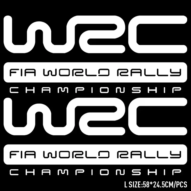 FIA WORLD RALLY DECAL STICKER