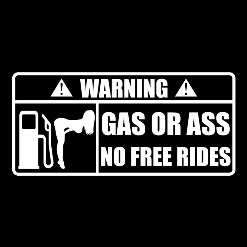 Car Body Decal Gas Or Ass Antisocial Sticker