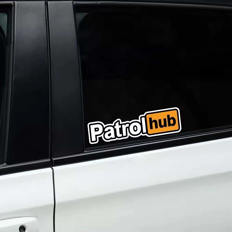 Adesivos de carros engraçados hub de patrulha