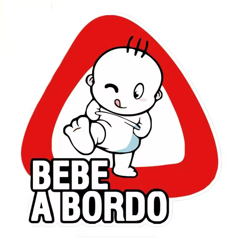 Bebê a bordo Bebe um adesivo de aviso de Bordo