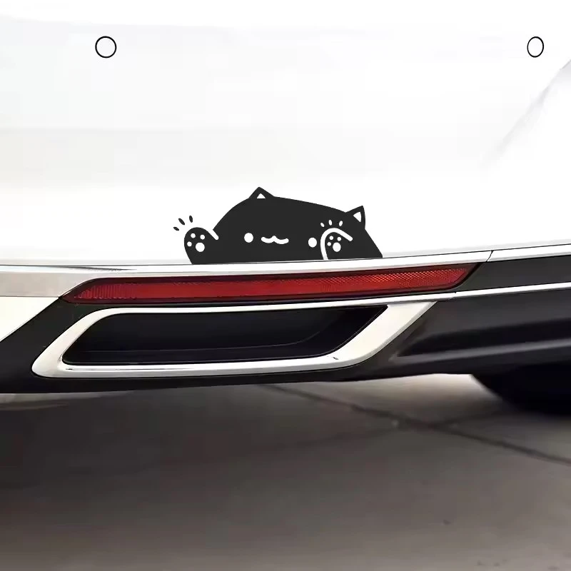 Colorful Laser Cute Cat Car Sticker