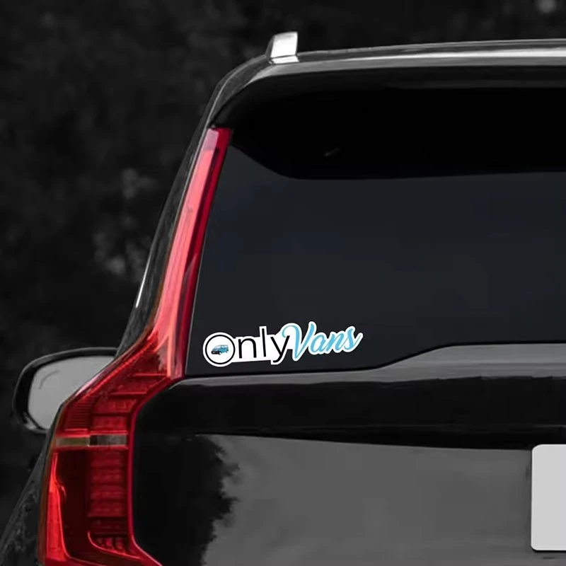Adesivo de carro engraçado apenas van
