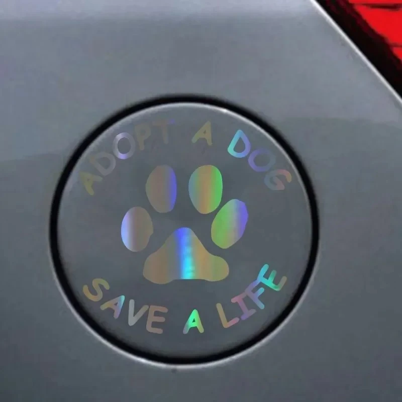 Adopt A Dog Save A Life Car Sticker high quality