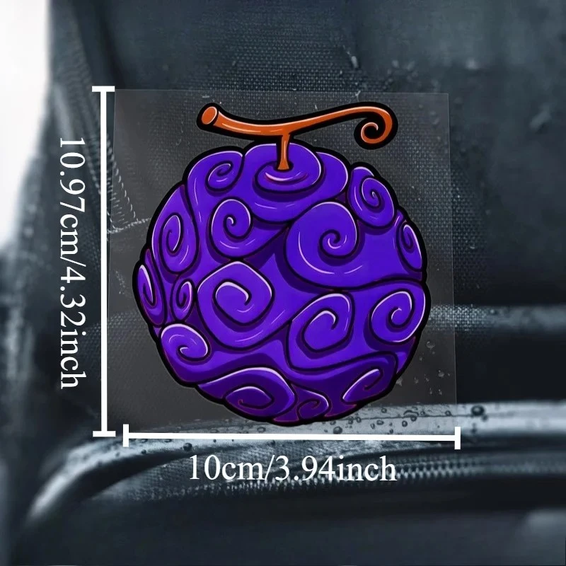 Anime Devil Fruit Motorcycle Sticker Waterproof suppliers