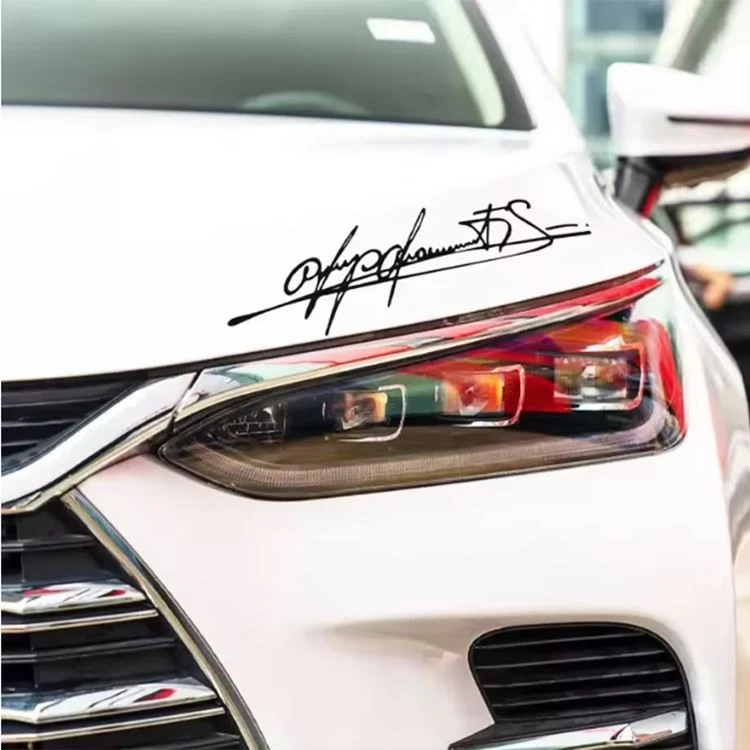 Decalques de vinil para decoração de peças automotivas