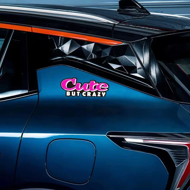 Cute But Crazy Decorative Car Sticker
